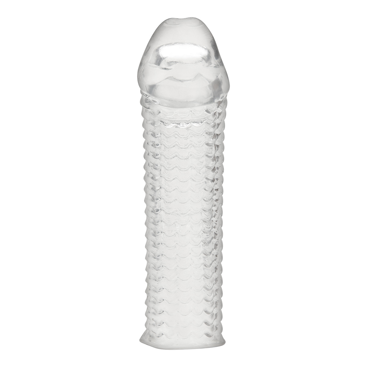 BlueLine Текстурированная насадка на пенис 6,5in Clear Textured Penis Enhancing Sleeve Extension