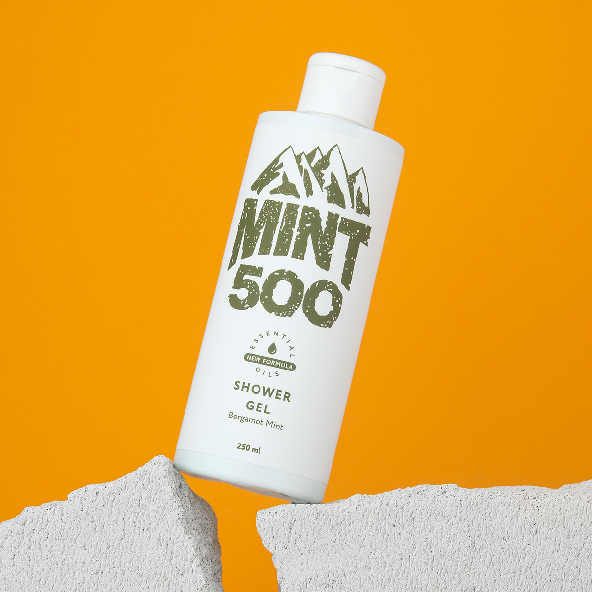 MINT500 Увлажняющий гель для душа Mint500 Shower Gel Bergamot Mint 250 мл