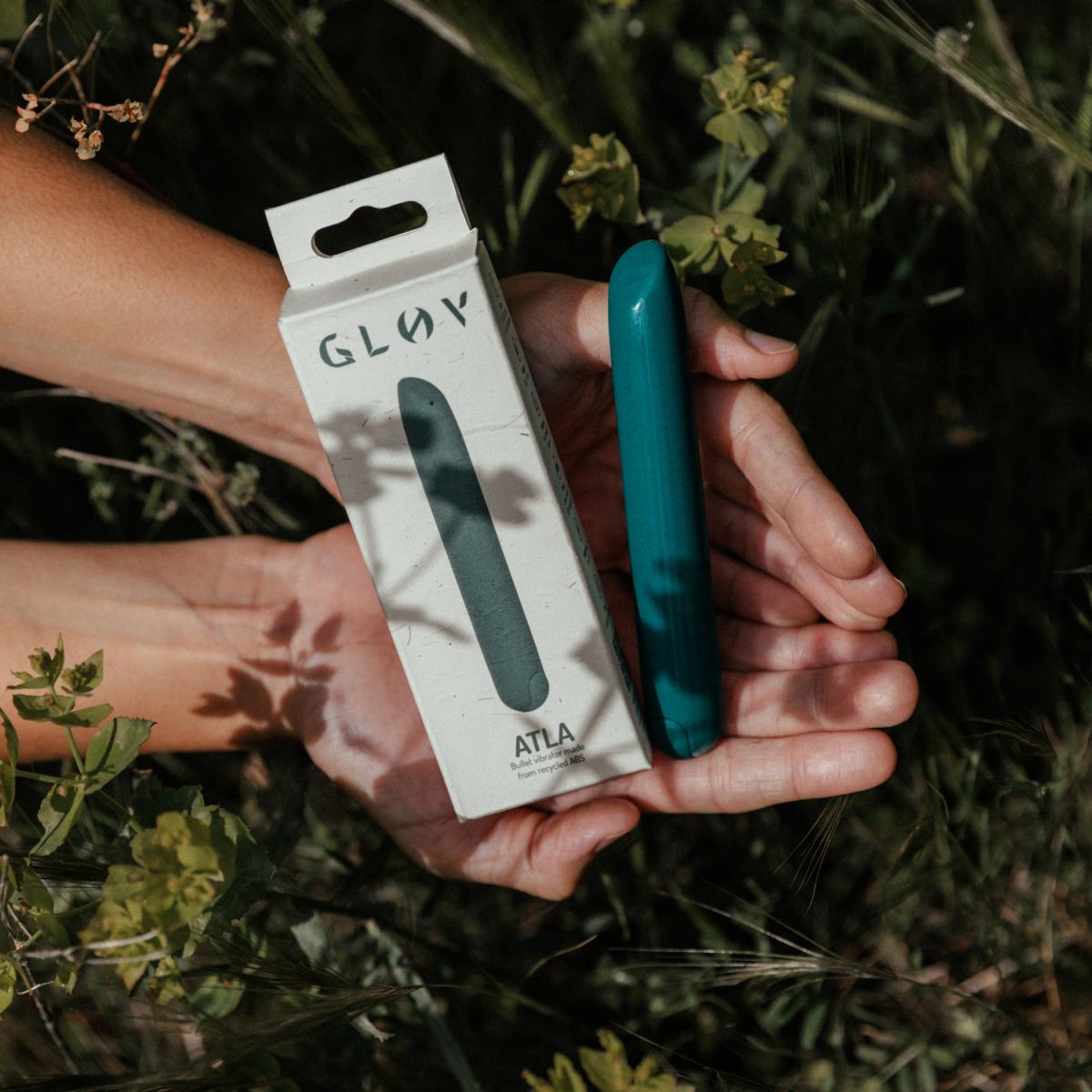 Gløv Вибромассажер из ЭКО пластика Gløv Eco Bullet Vibrator 13,5 см