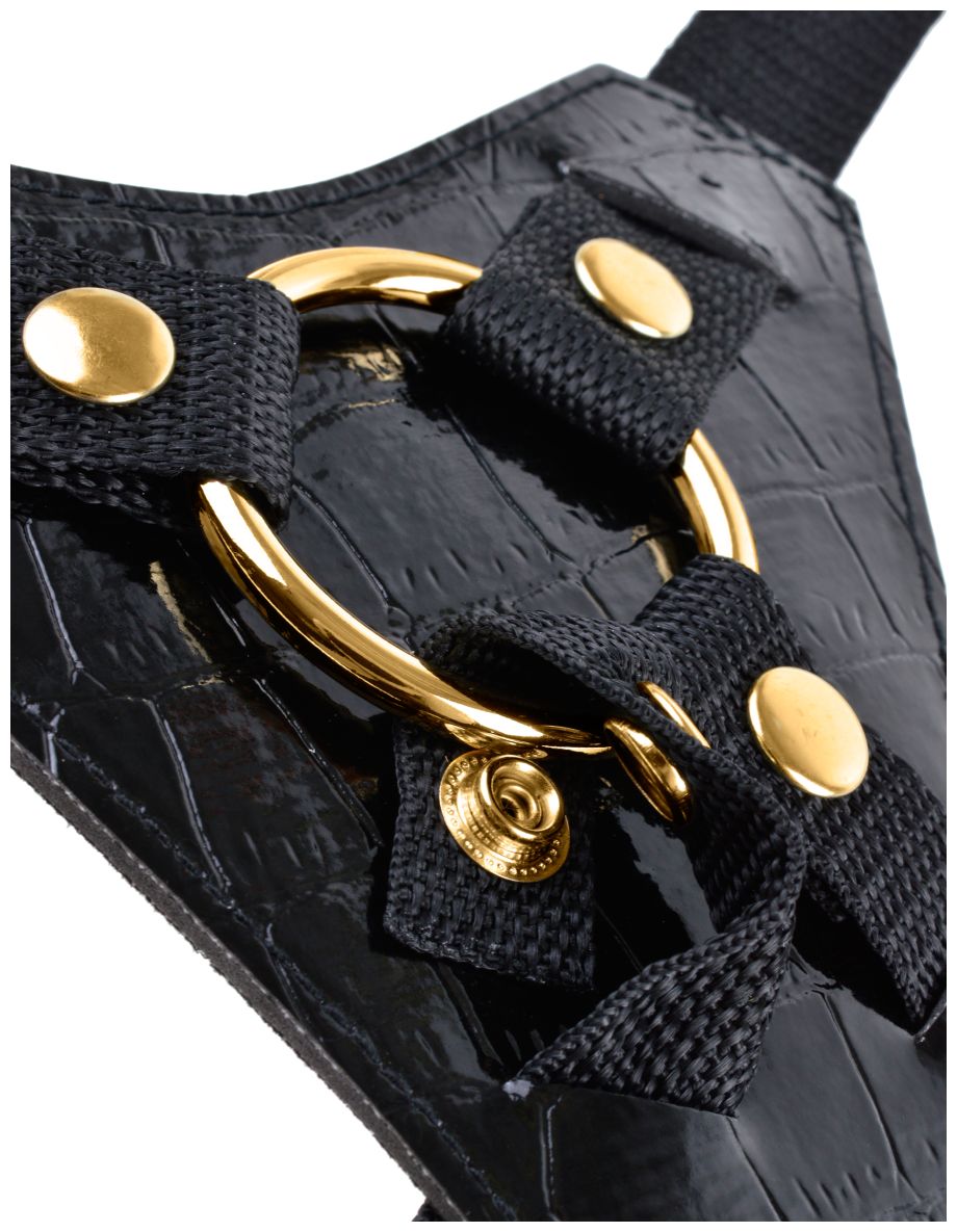 Страпон-система из перфорированной кожи Designer Strap-On