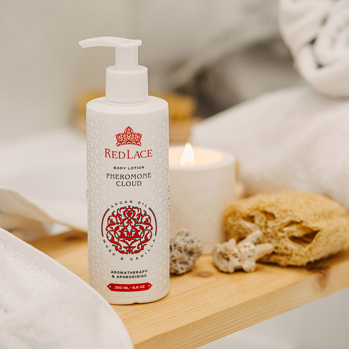 Red Lace Лосьон для тела с феромонами Red Lace Pheromone Cloud Ваниль & Белый мускус 250 мл