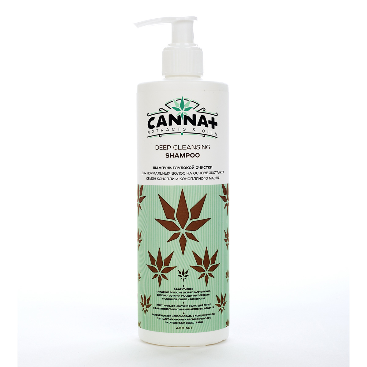 CANNA+ Шампунь глубокой очистки CANNA+ Deep Cleansing Shampoo 400 мл