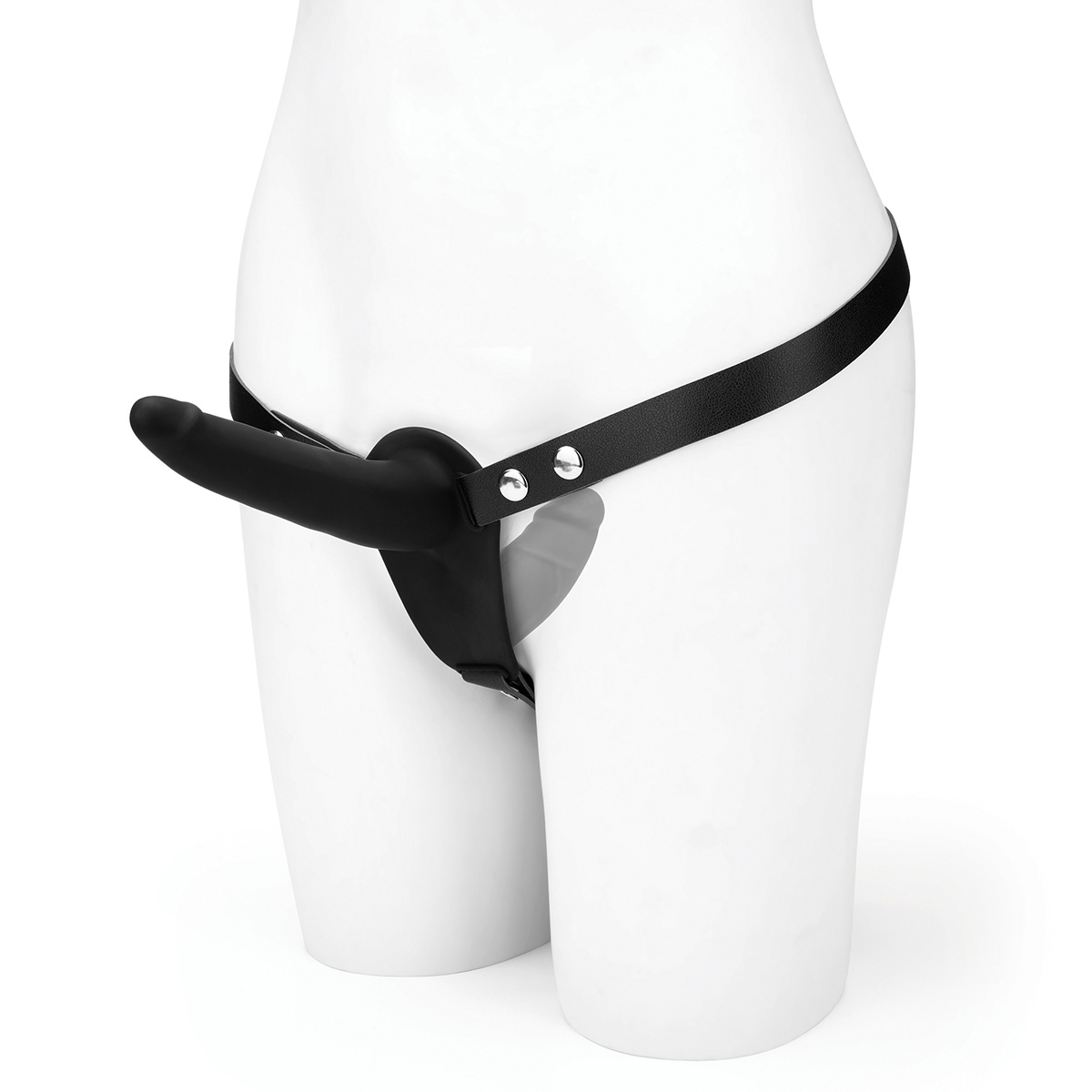 Lux Fetish Силиконовый страпон с внутренним фаллосом Silicone Strap-on Harness Dildo
