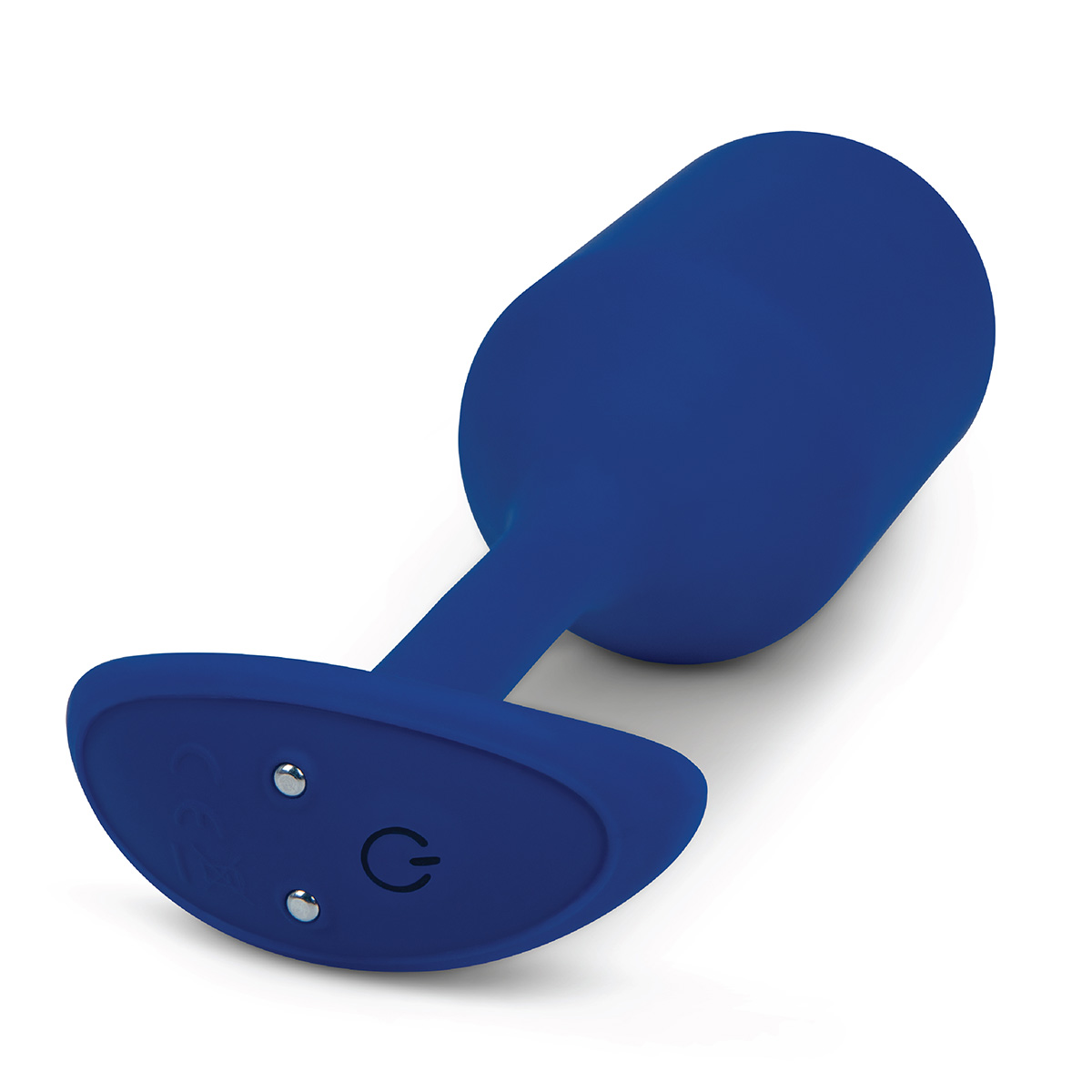 b-Vibe Профессиональная пробка для ношения с вибрацией синяя B-Vibe Vibrating Snug Plug 4