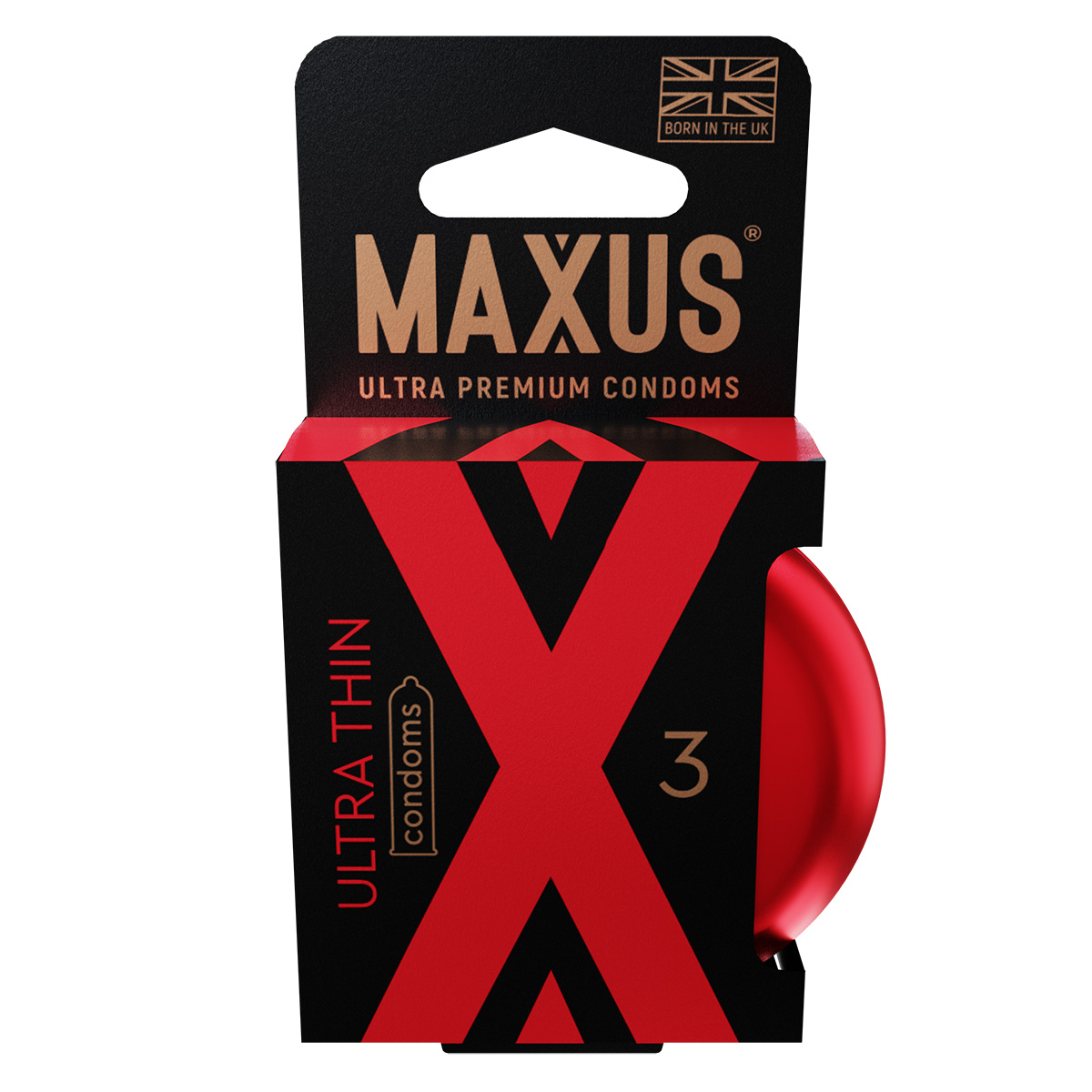 Maxus Презервативы в железном кейсе ультратонкие MAXUS Ultra thin №3 - 1 уп (3 шт)
