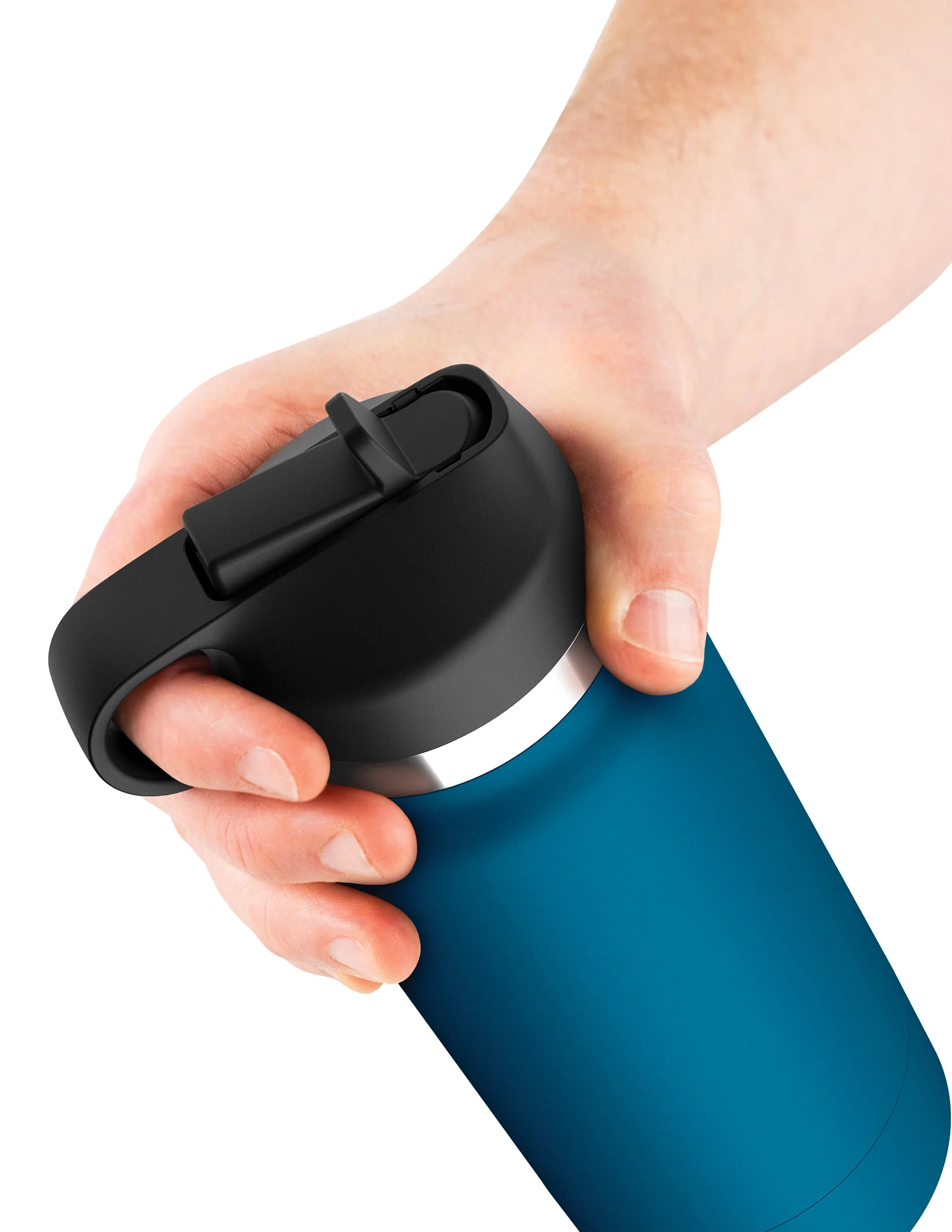 Мастурбатор телесный в синей фляге FUCK FLASK
