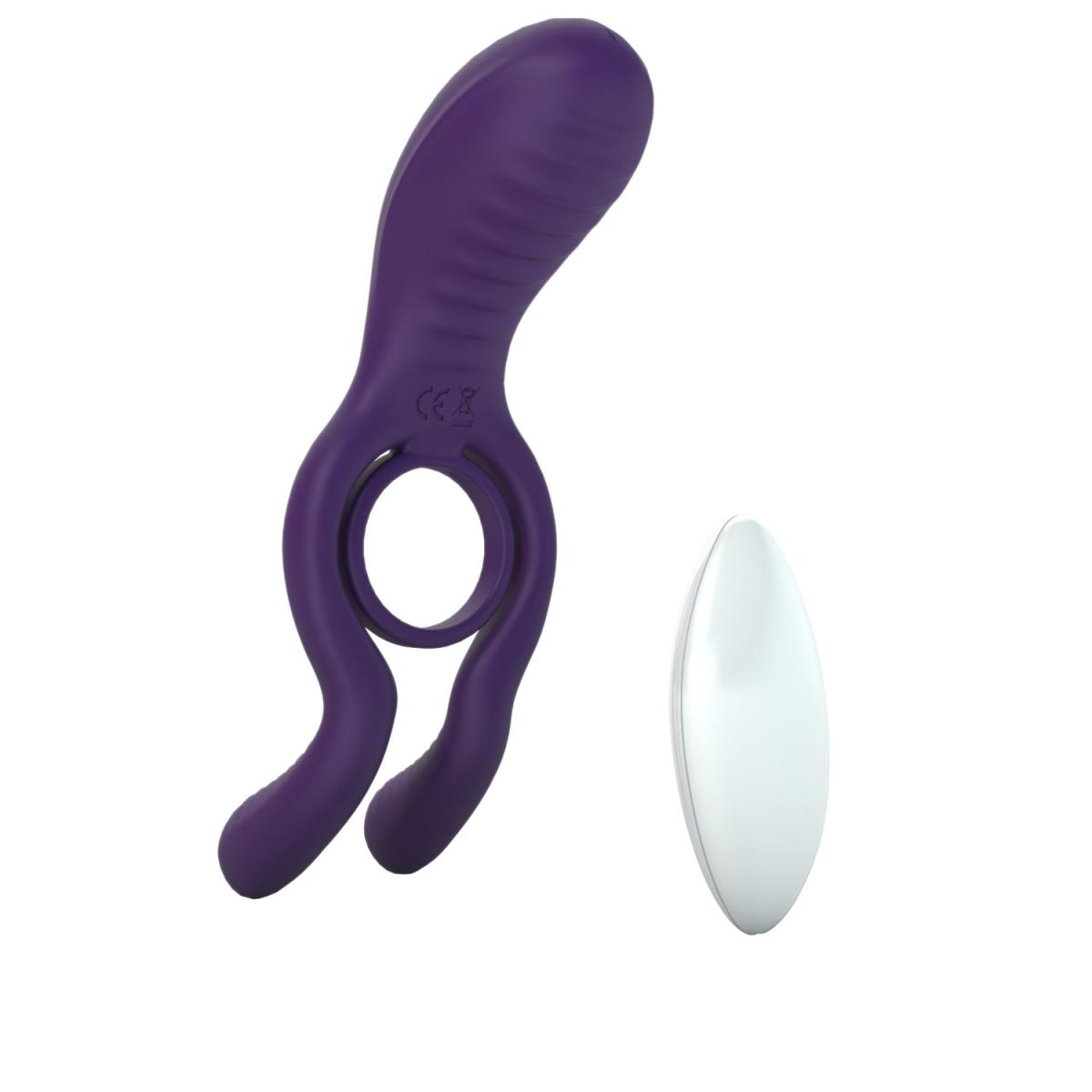 Tracy's Dog Кольцо на пенис на дистанционном пульте управления Remote Control Vibrating Penis Ring