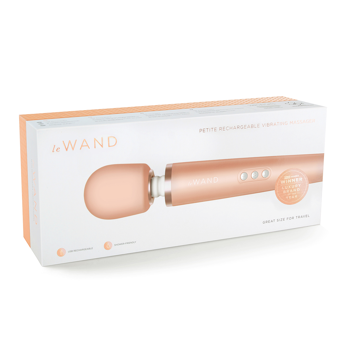 le WAND Роскошный мини-ванд розовое золото Le Wand Petite Massager