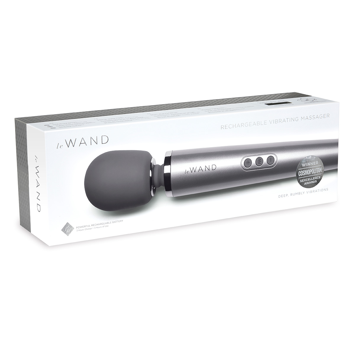 le WAND Роскошный серебристый вибромассажер le WAND Original Massager