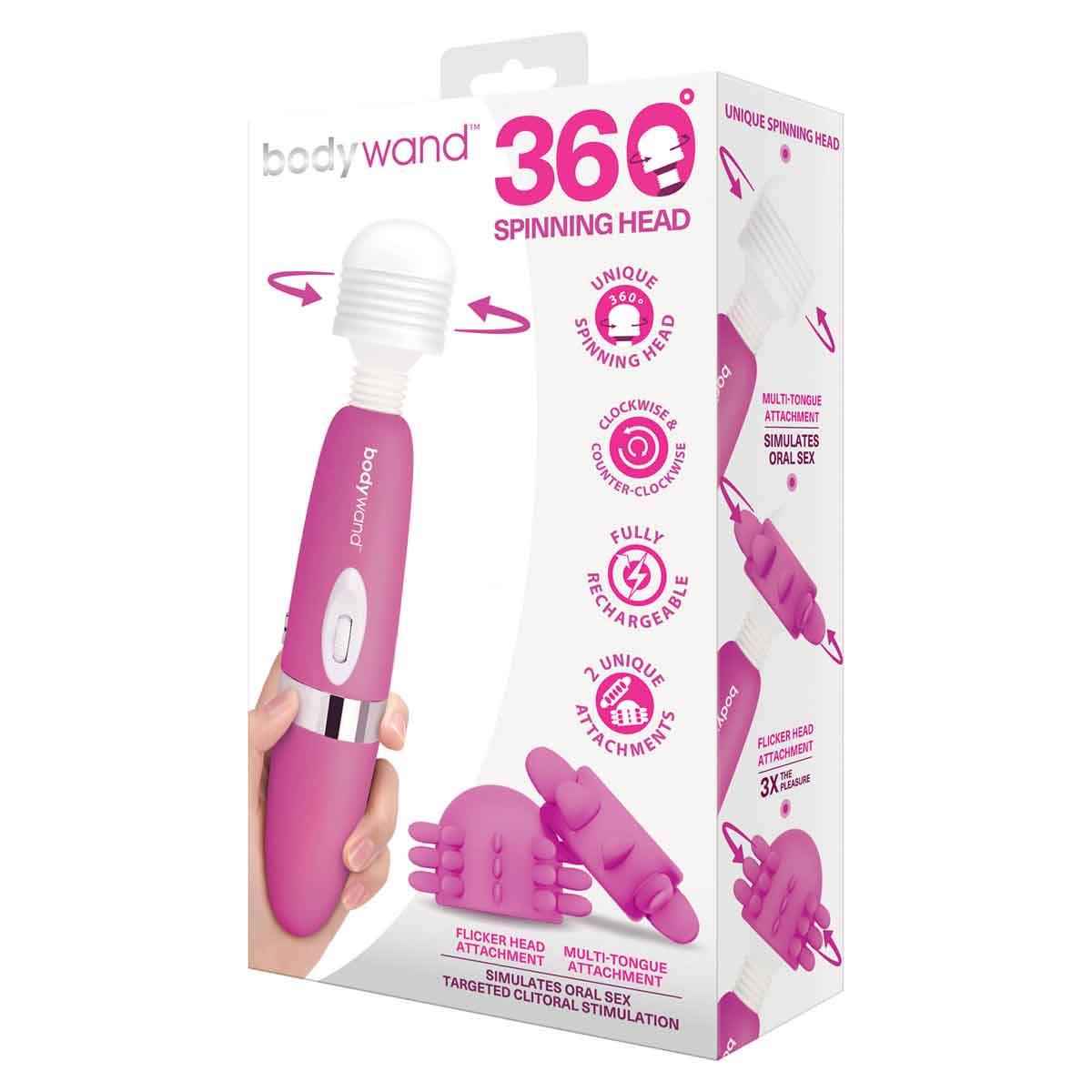 BodyWand Ротационный ванд с двумя насадками