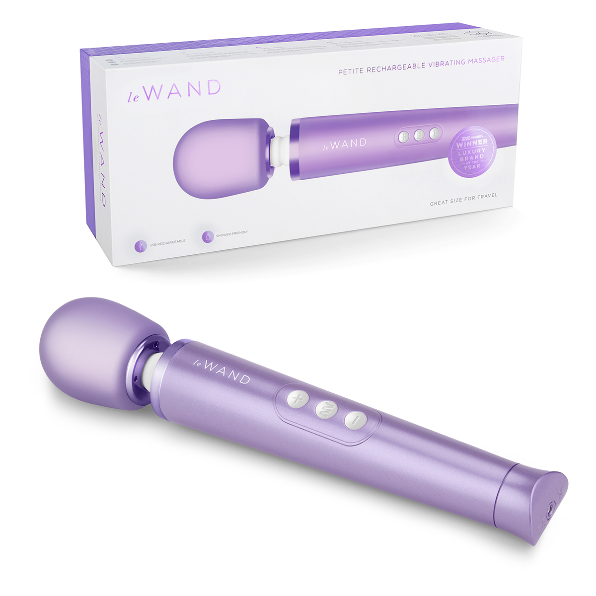 le WAND Роскошный фиалковый мини-ванд Le Wand Petite Massager
