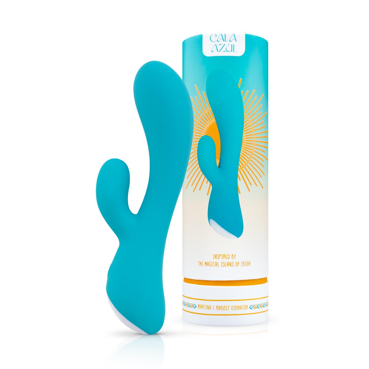 Cala Azul Вибромассажер-кролик Cala Azul Martina Rabbit Vibrator