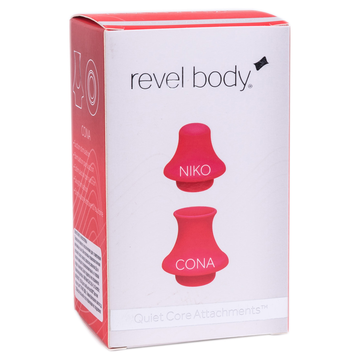 Revel Body Насадки QuietCore для пульсатора Revel Body Niko and Cona