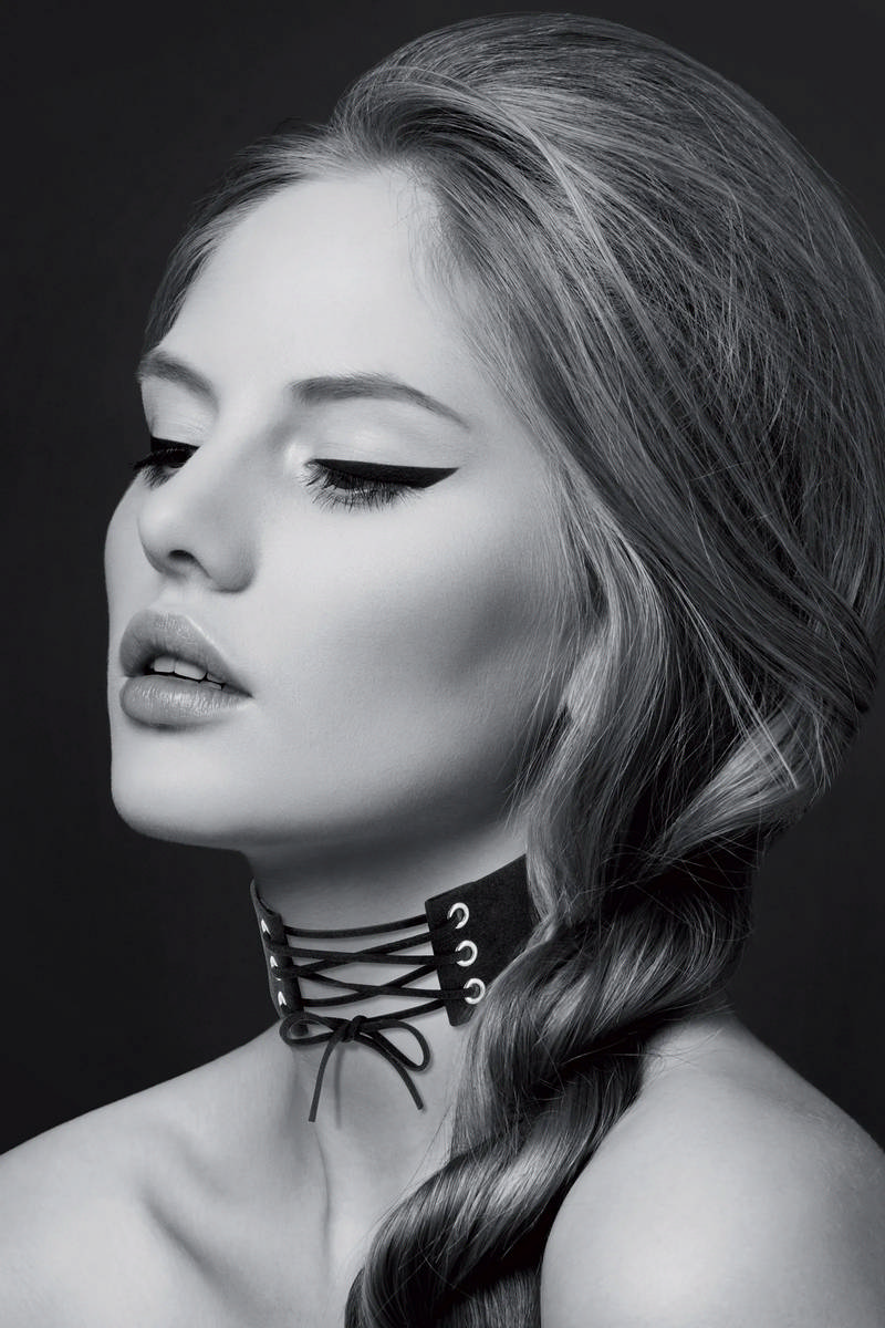 Чокер с шнуровкой CHOKER LACET NOIR