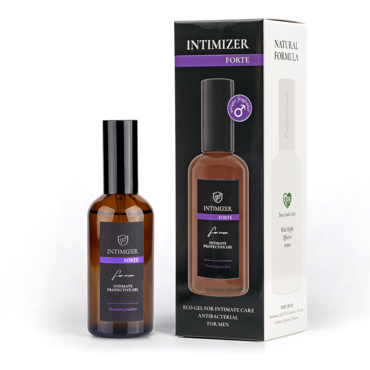 Intimizer Эко-гель для интимного ухода атибактериальный мужской Intimizer FORTE 100 мл