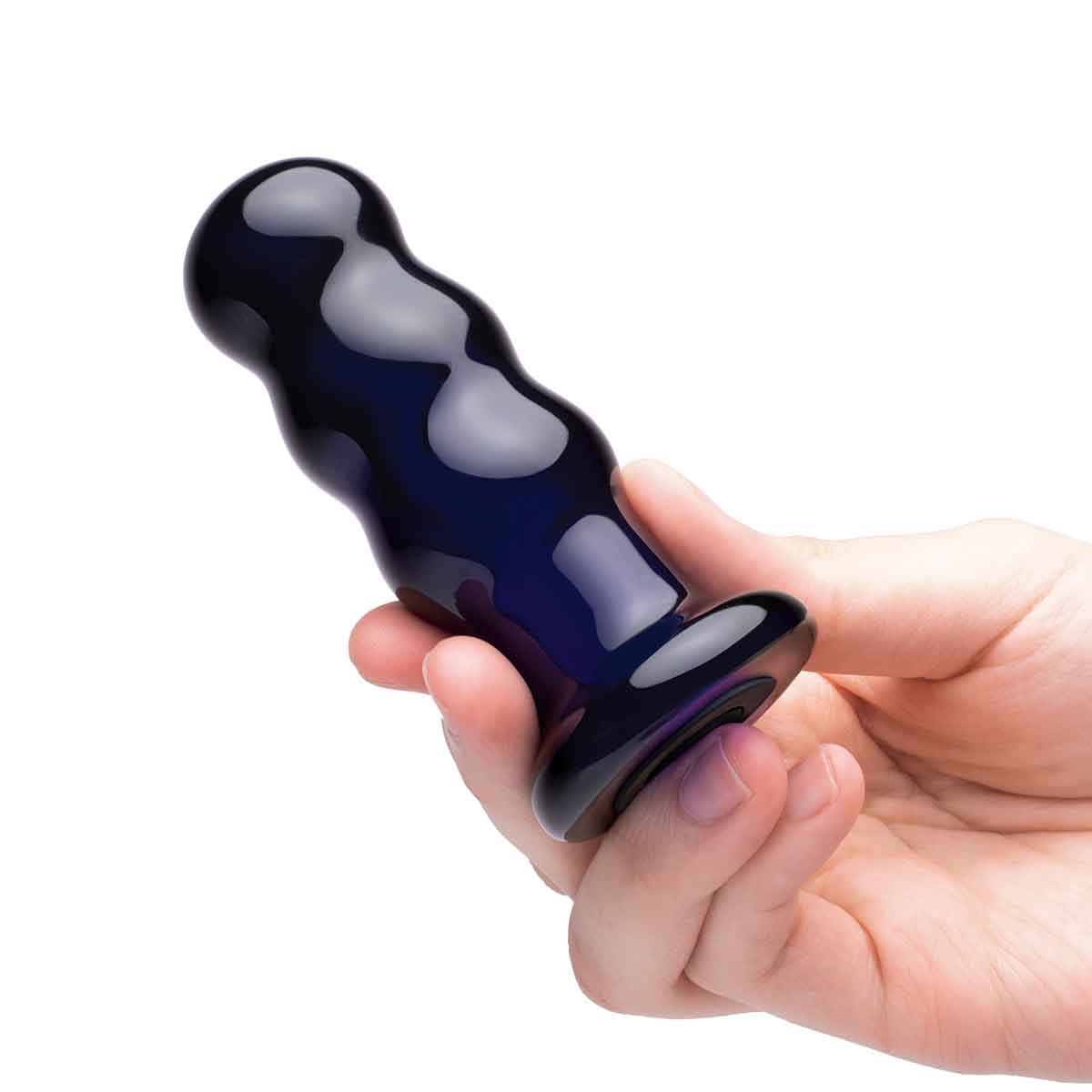 Glas Вибрирующий плаг на дистанционном управлении BEADED BUTTPLUG