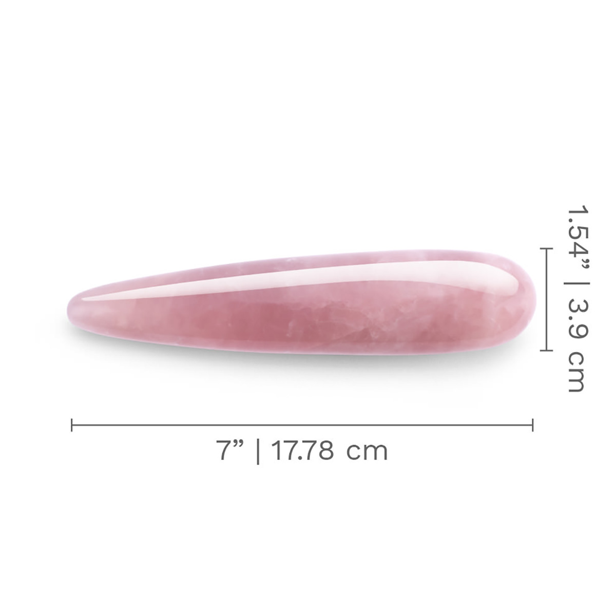 le WAND Массажер le WAND Crystal Wand розовый кварц