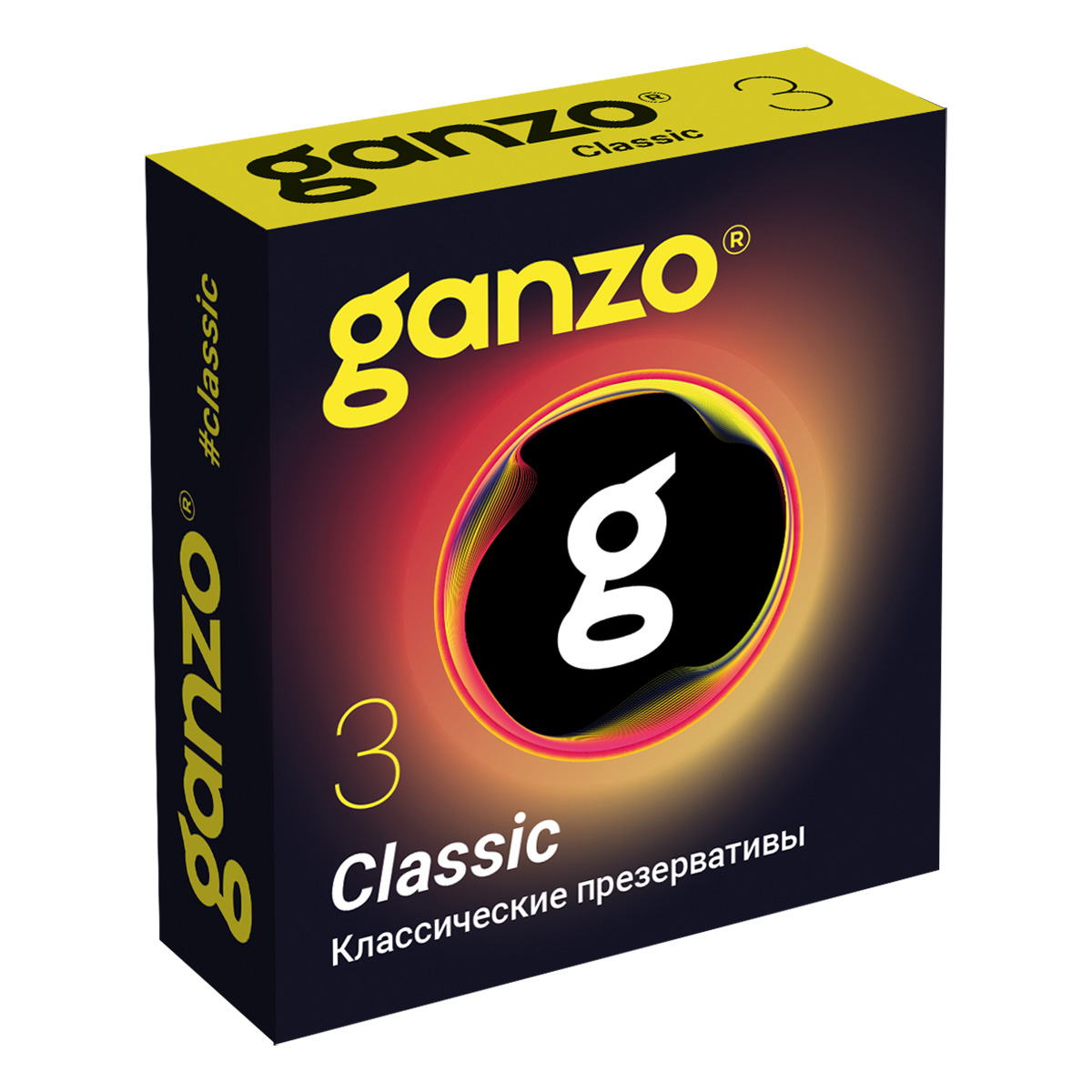 Ganzo Презервативы GANZO Classic №3 классические - 1 уп (3 шт)