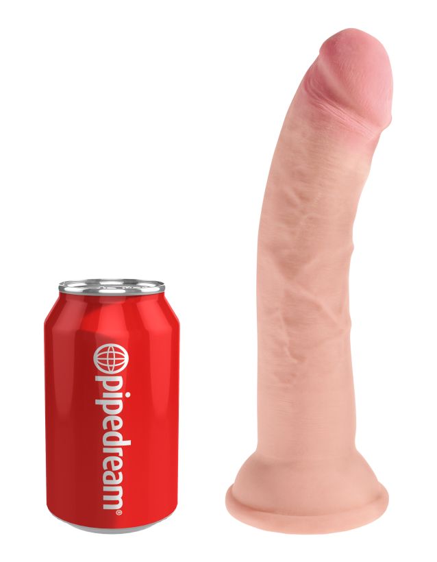 Фаллоимитатор на присоске King Cock Plus 8 Triple Density Cock - Flesh