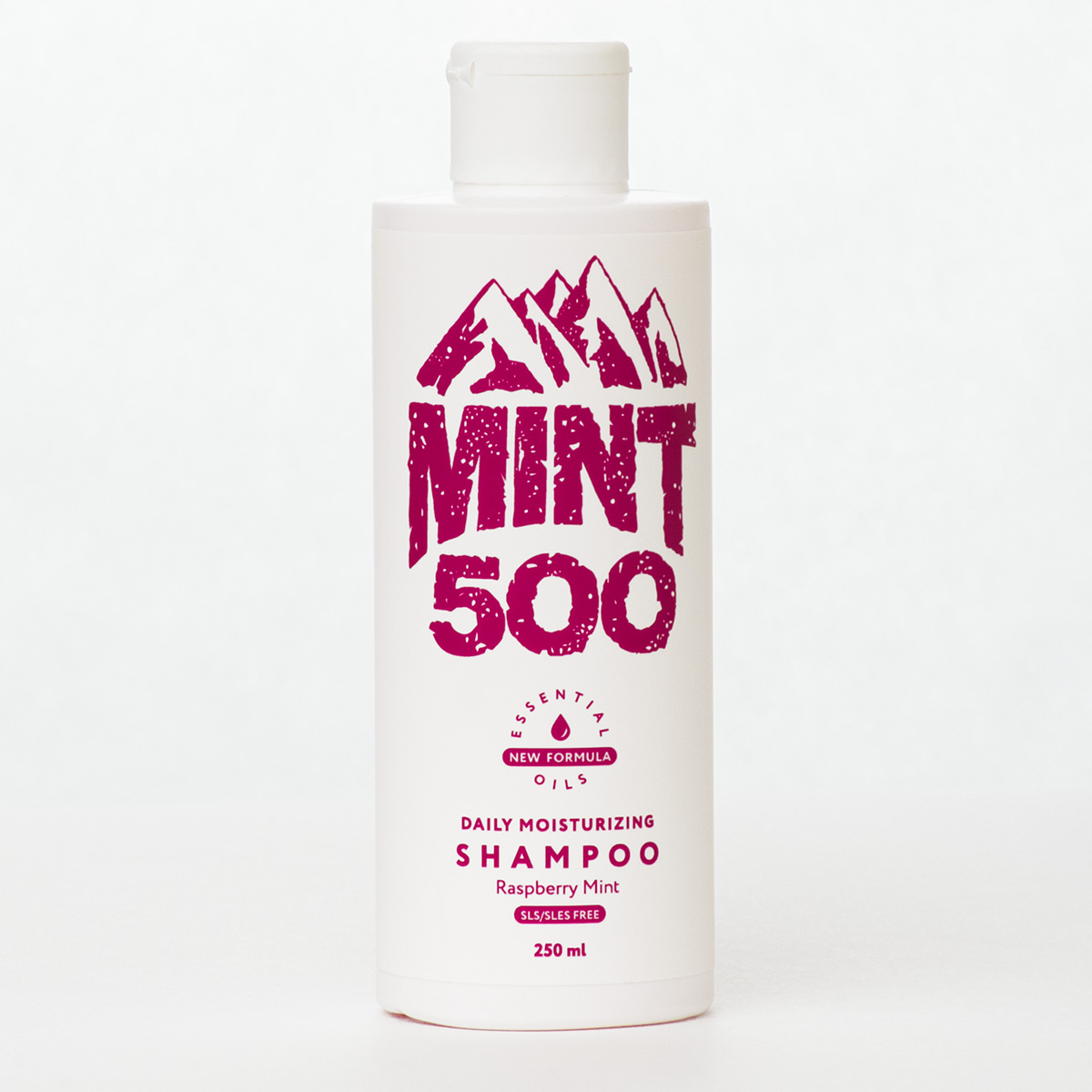 MINT500 Шампунь увлажняющий Mint500 Daily Moisturising SLS Free Shampoo Raspberry Mint 250 мл