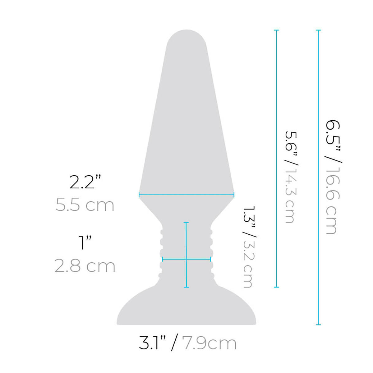 b-Vibe Большая вибрирующая премиум пробка Rimming Plug XL