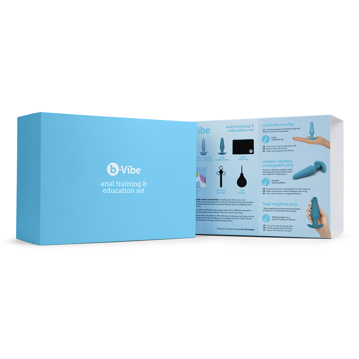 b-Vibe Набор для анального секса - подготовка и обучение B-Vibe Anal Education Set