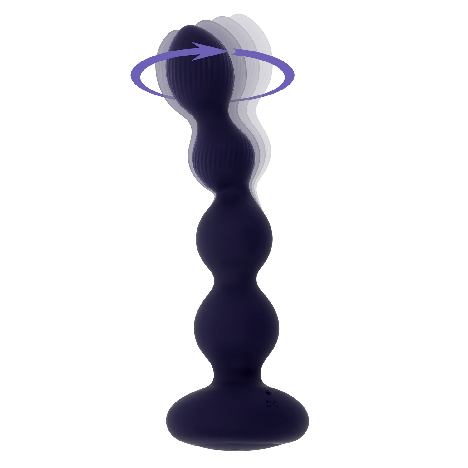 Анальная елочка с вибрацией и вращением Pleasure Orbit