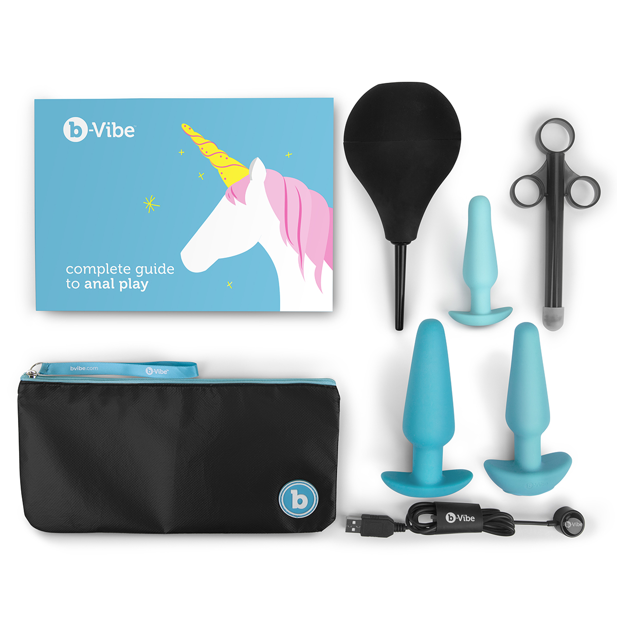 b-Vibe Набор для анального секса - подготовка и обучение B-Vibe Anal Education Set