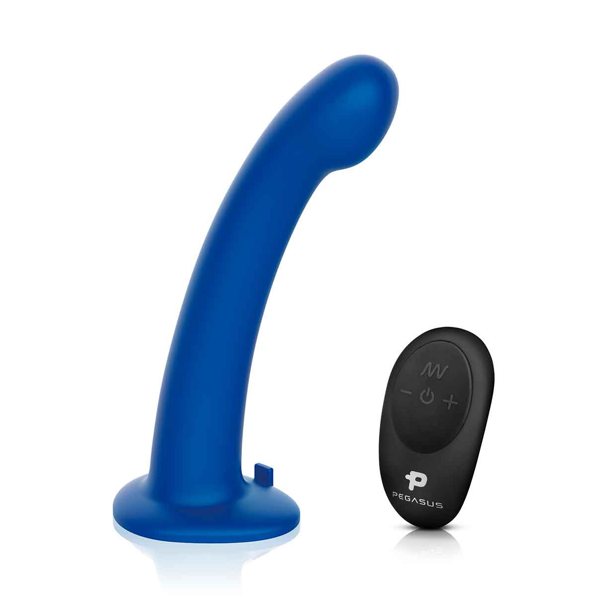 Pegasus Универсальный страпон с дистанционным управлением 8in Remote Control P-Spot G-Spot синий