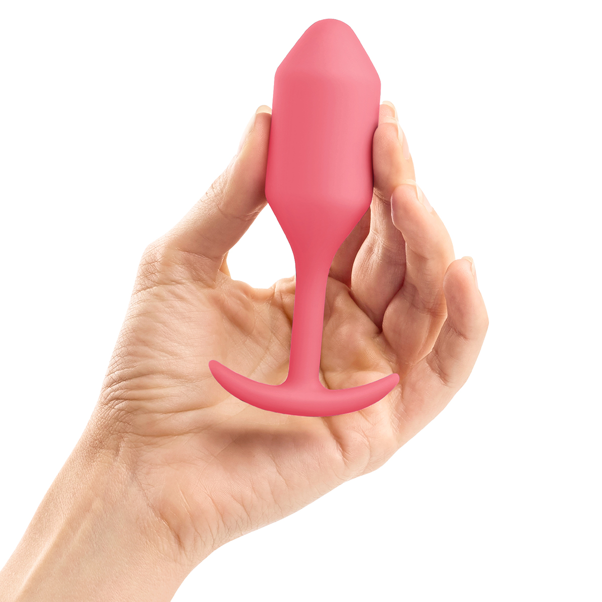 b-Vibe Профессиональная пробка для ношения B-vibe Snug Plug 2 коралловая