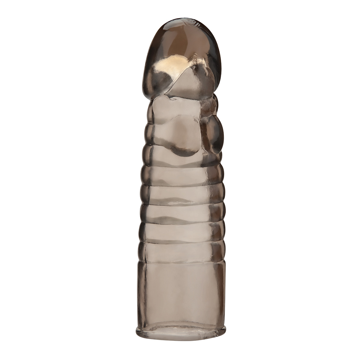 BlueLine Шестидюймовый увеличитель для пениса Ribbed Realistic Penis Enhancing Sleeve Extension
