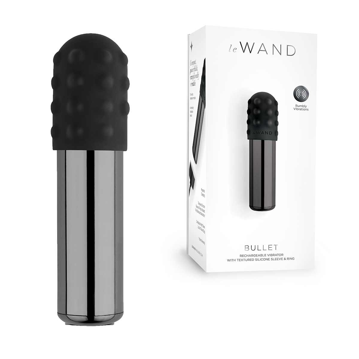 le WAND Люксовый мини-вибратор le WAND Bullet темный графит