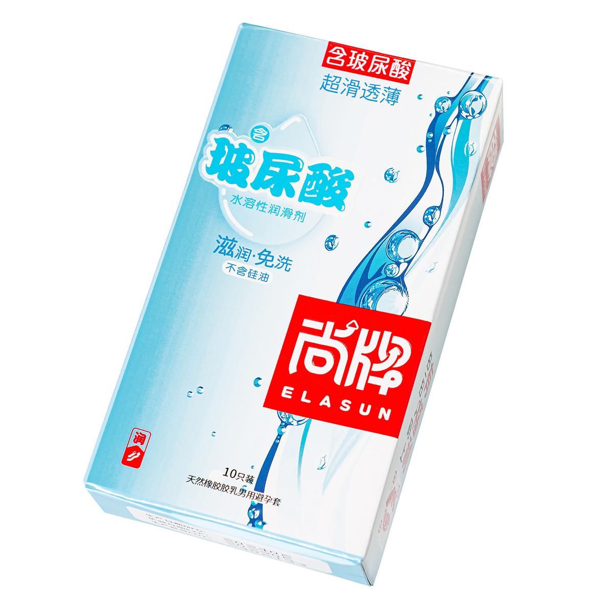 Elasun Ультрагладкие с гиалуроновой кислотой презервативы Elasun Ultra-thin and Smooth 1 уп (10 шт)