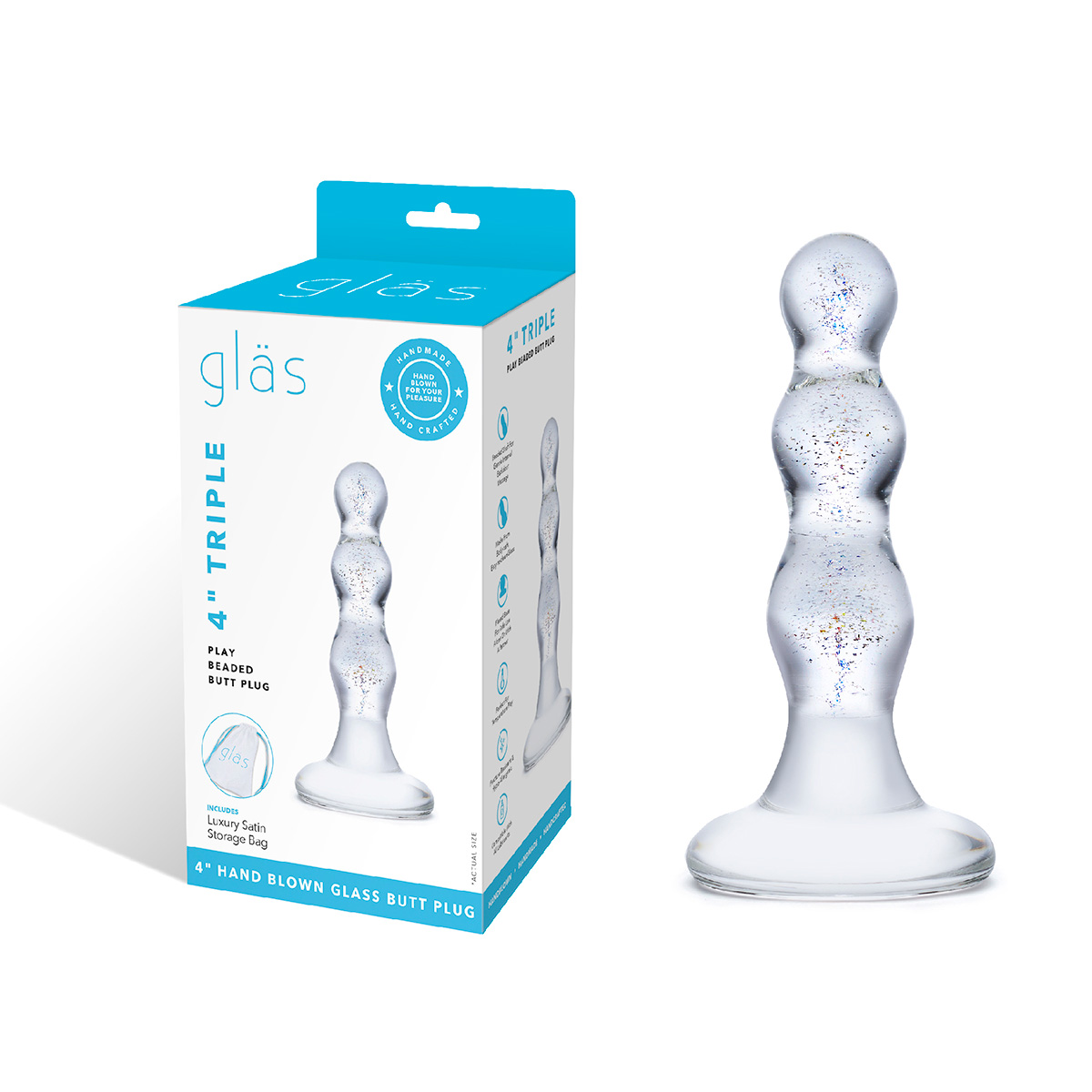 Glas Волшебная елочка TRIPLE PLAY с блестками