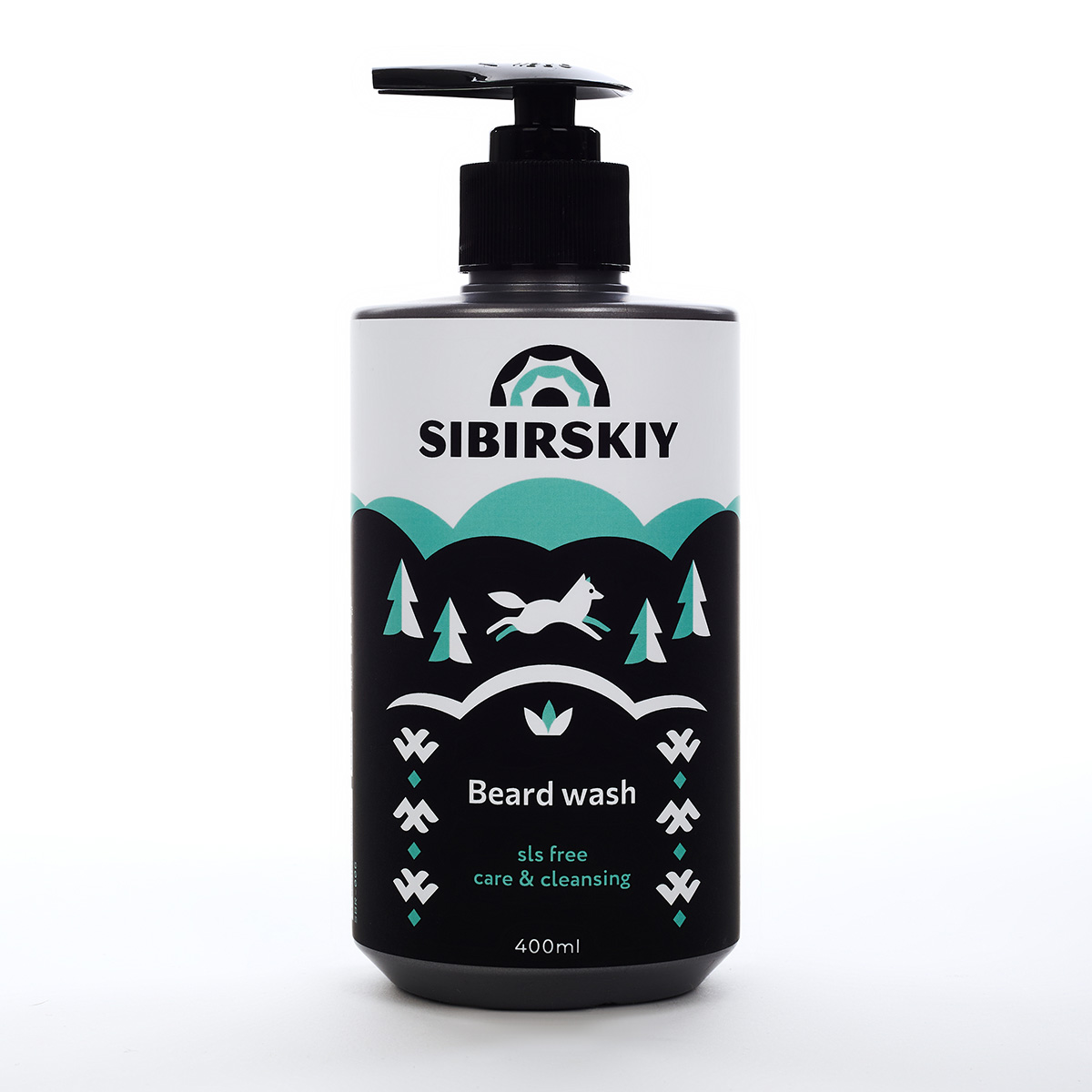 SIBIRSKIY Шампунь для бороды SIBIRSKIY Beard wash SLS free бессульфатный 400 мл