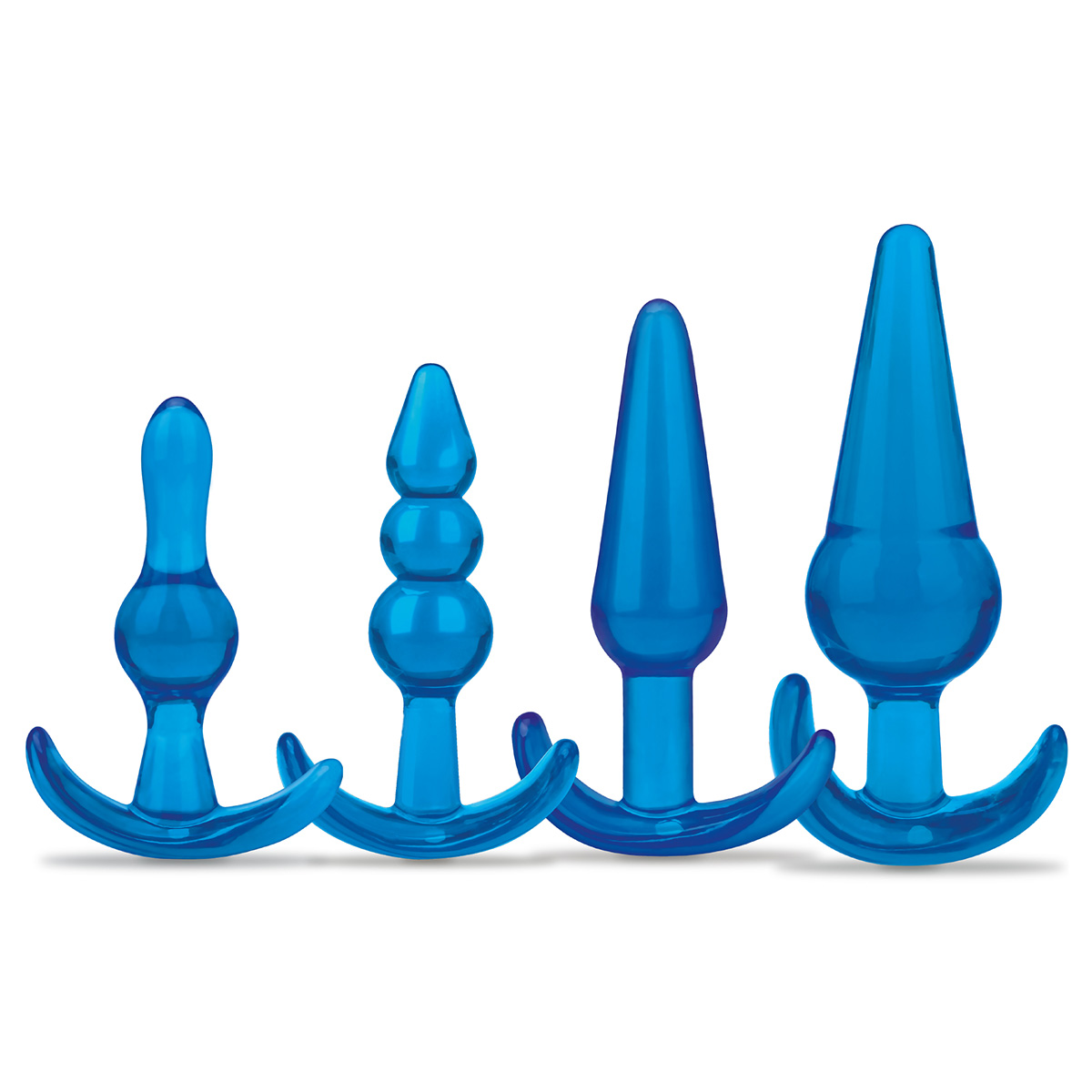 BlueLine Тренировочный набор из 4 анальных плагов Anal Training Set