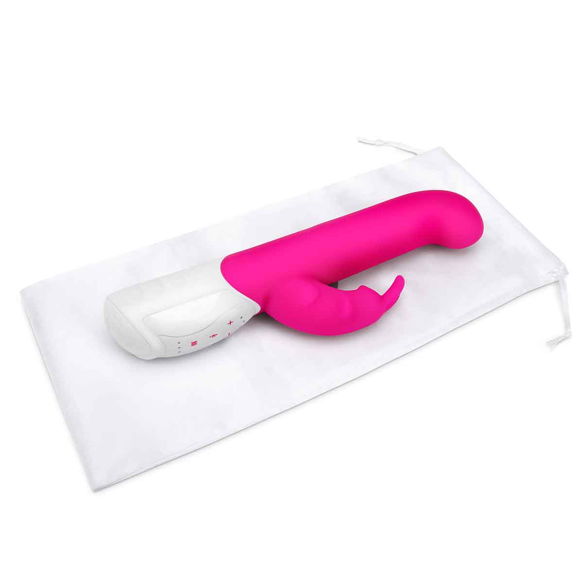 Rabbit Essentials Вибромассажер стимулирующий G-точку COME HITHER G-SPOT RABBIT розового цвета