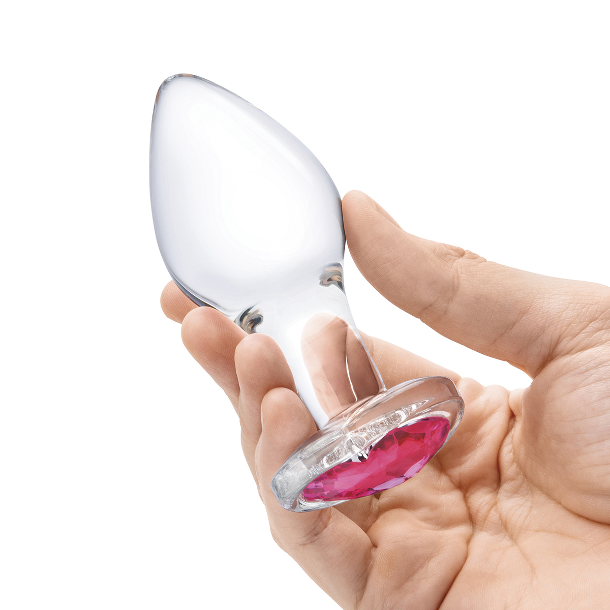 Glas Набор из трех анальных стимуляторов HEART JEWEL
