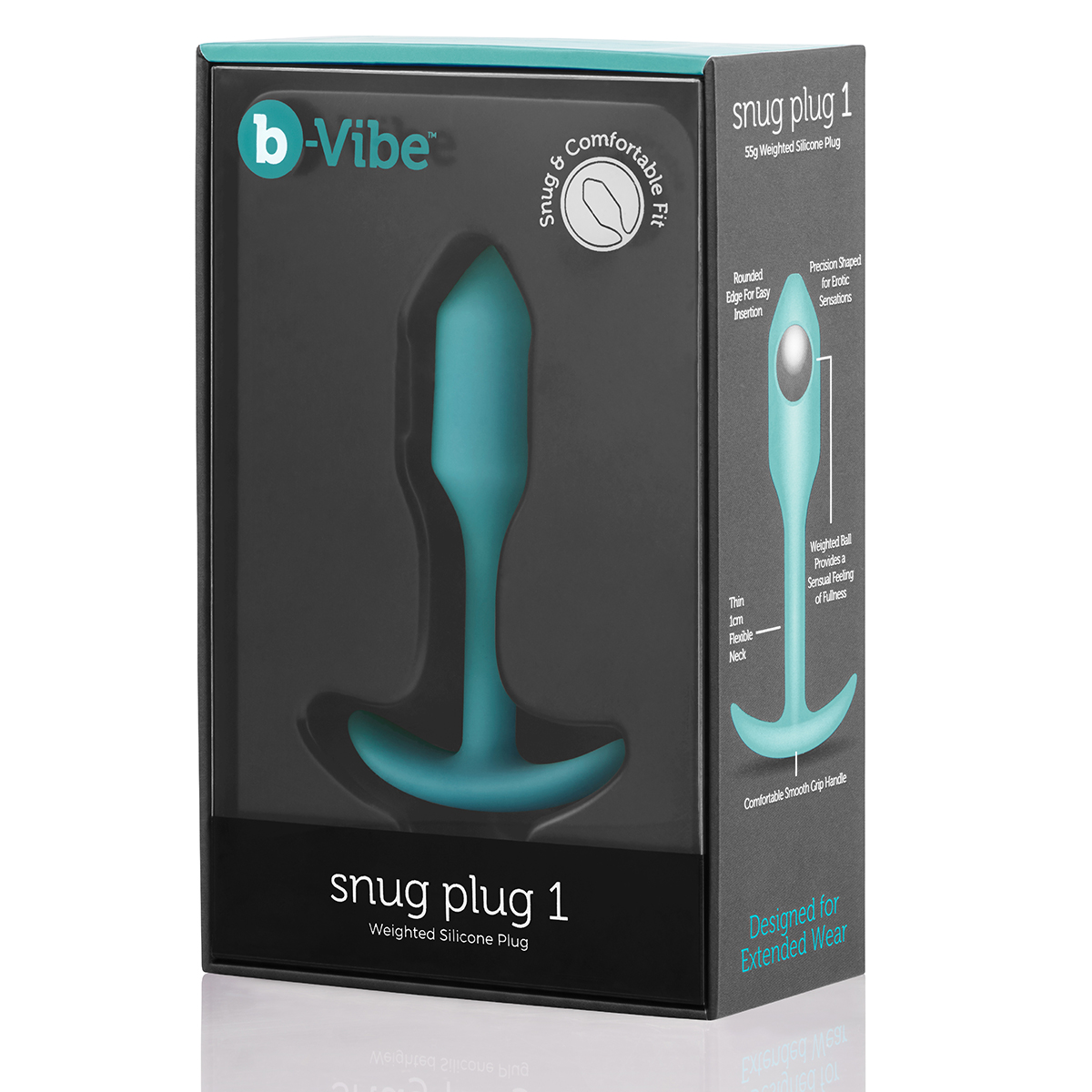 b-Vibe Профессиональная пробка для ношения B-vibe Snug Plug 1 тиффани