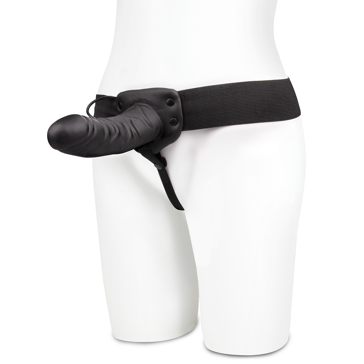Lux Fetish Вибрирующий полый страпон UNISEX VIBRATING HOLLOW