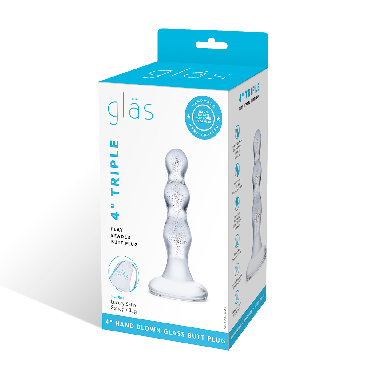 Glas Волшебная елочка TRIPLE PLAY с блестками