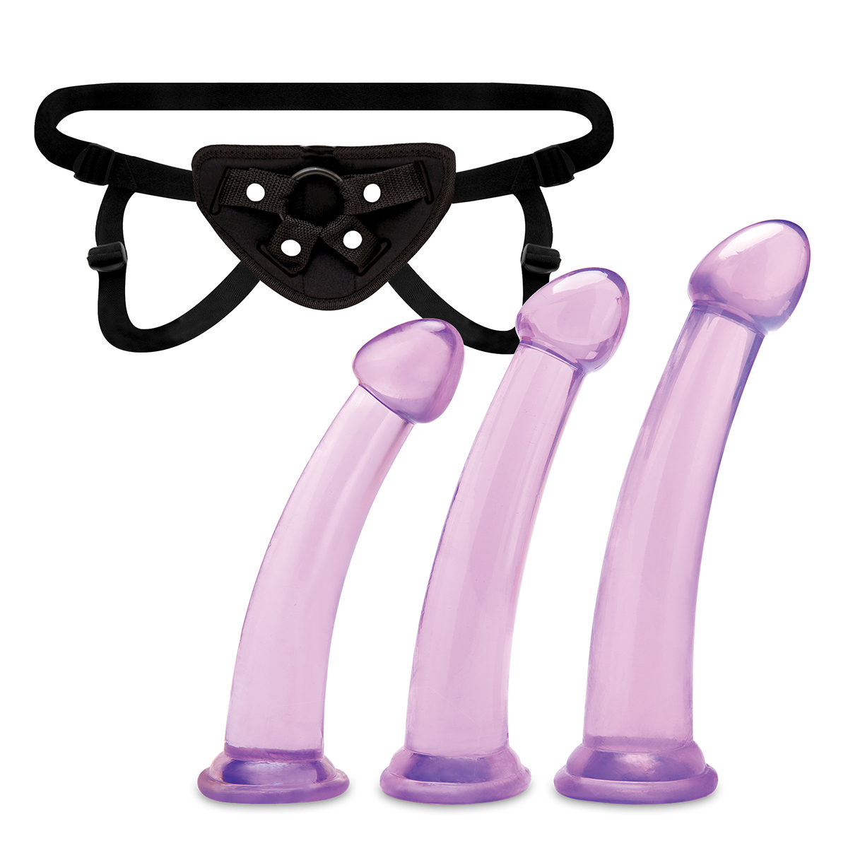 Lux Fetish Тренировочный набор с тремя стимуляторами PEGGING TRAINING SET