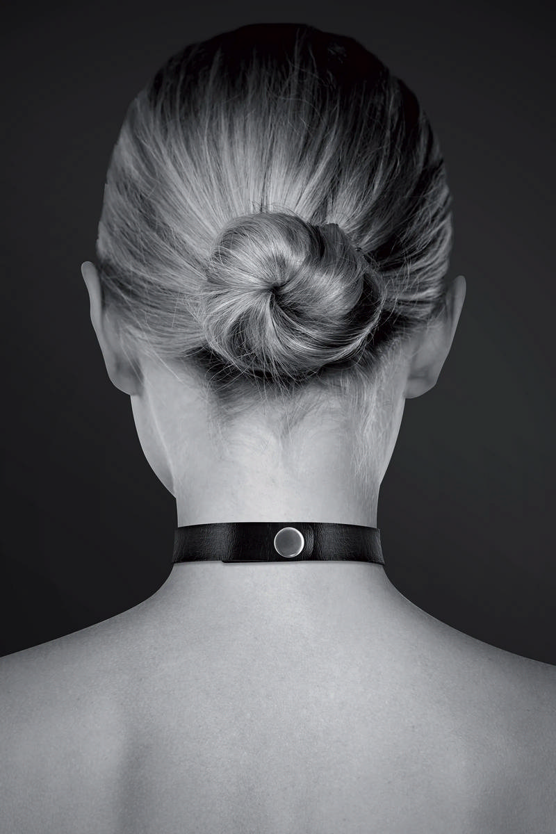 Чокер с кольцами COLLIER RAS DE COU NOIR