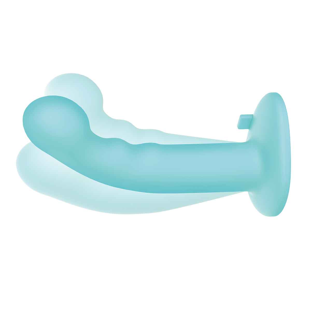 Pegasus Универсальный страпон с дистанционным управлением 6in Remote Control Ripple P-Spot G-Spot бирюзовый