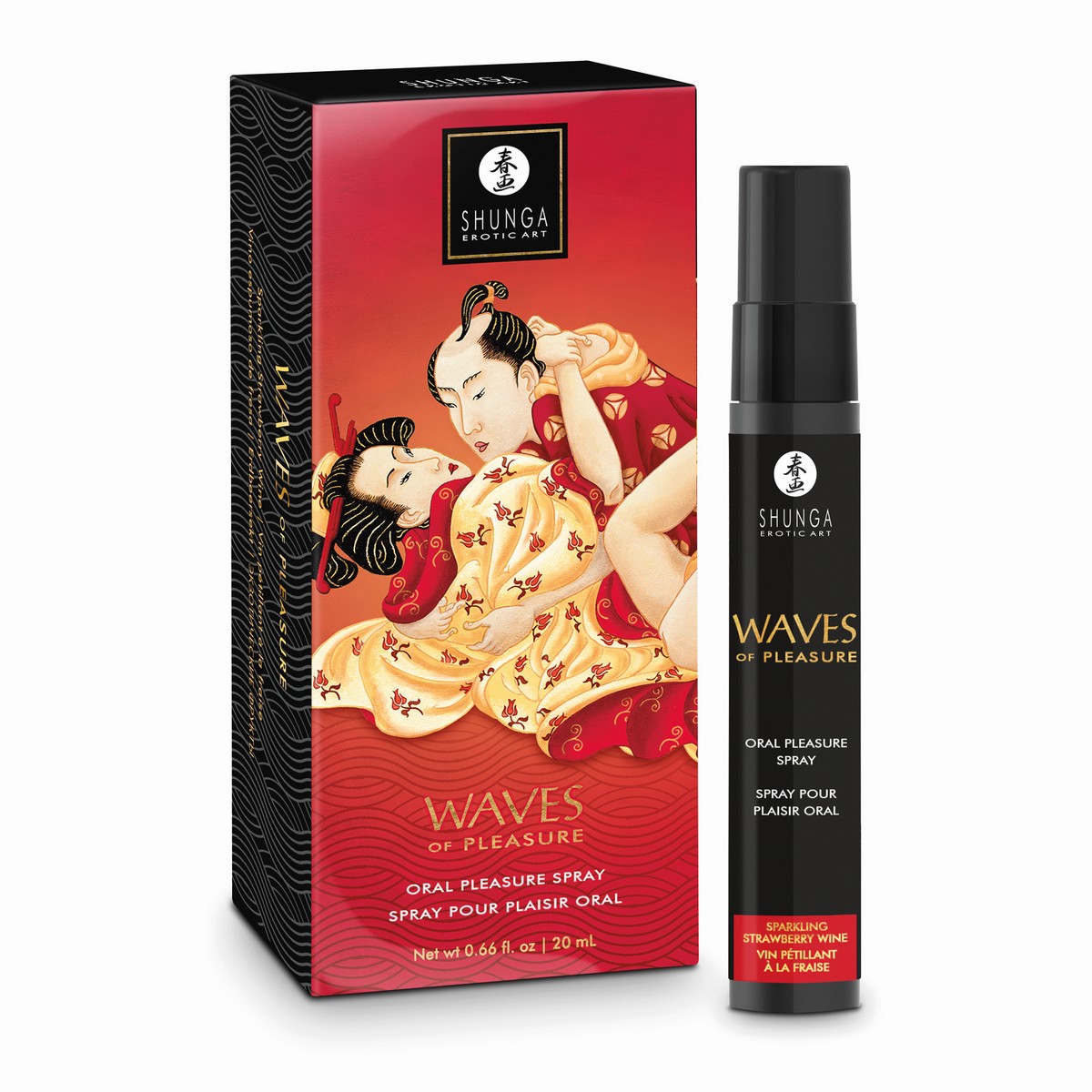Спрей Waves of Pleasure, Клубника, 20 мл