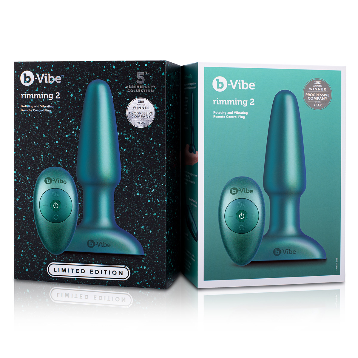 b-Vibe Лимитированная коллекция Rimming Plug 2 5th Anniversary Limited Edition