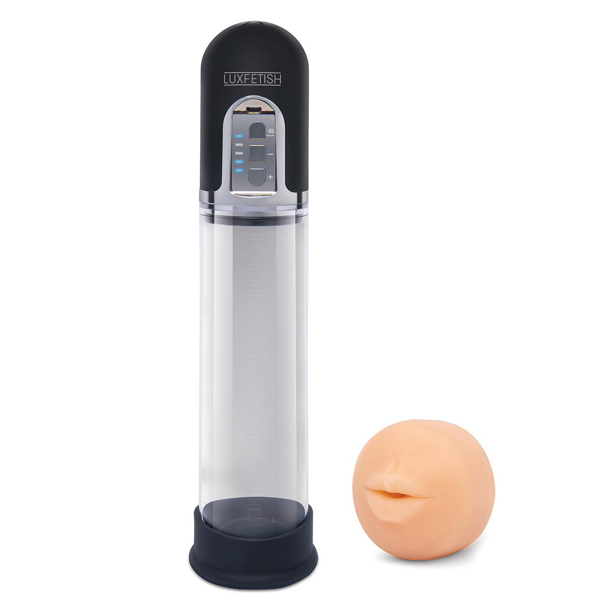 Lux Fetish Автоматическая вакуумная помпа 2-in-1 Blowjob Auto Sucker & Penis Enlarger Pump