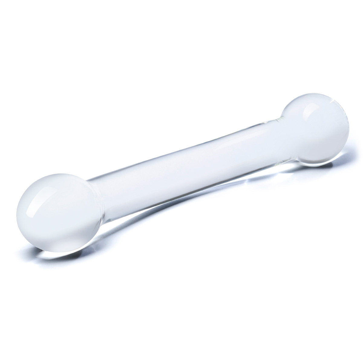 Glas Прозрачный фаллос для точки G Curved G-Spot Stimulator