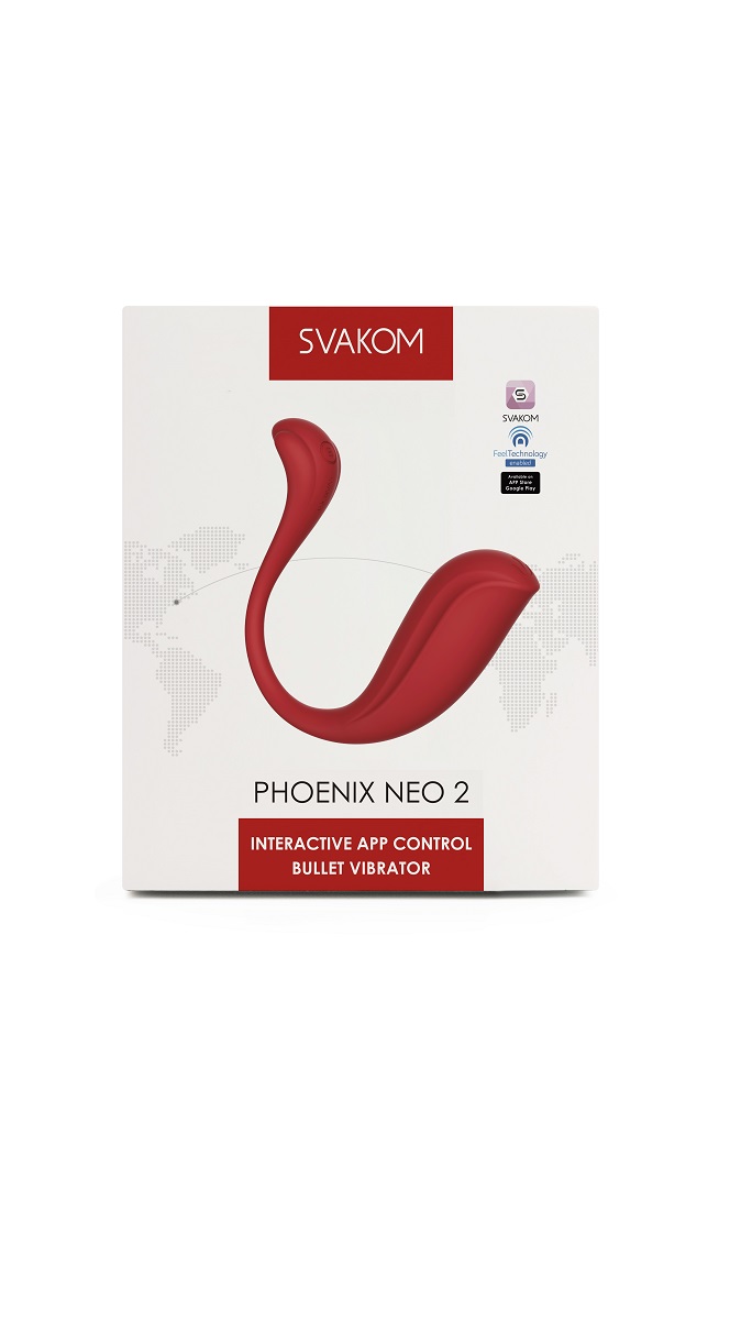 Phoenix Neo 2 Интерактивный вибромассажер, красный