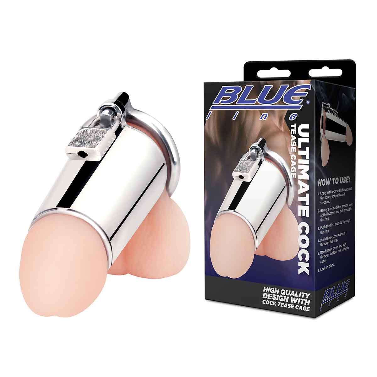 BlueLine Сплошная клетка для фаллоса Ultimate Cock Tease Cage